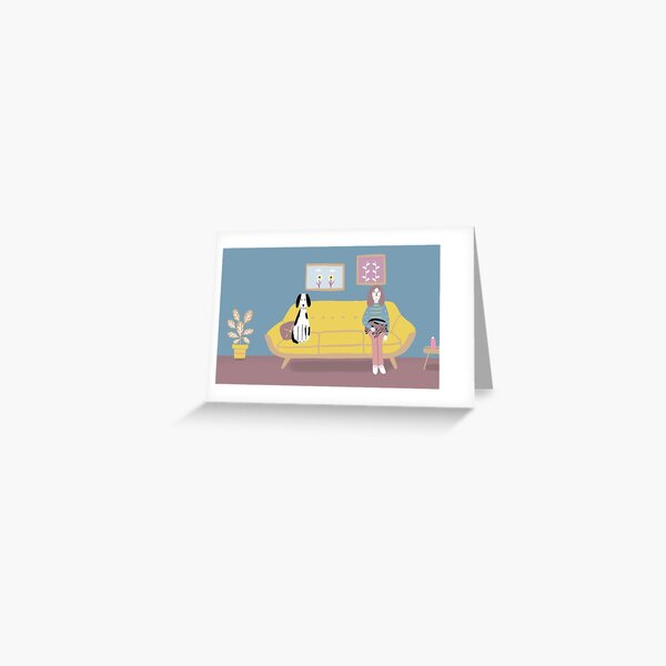 Family portrait Greeting Card