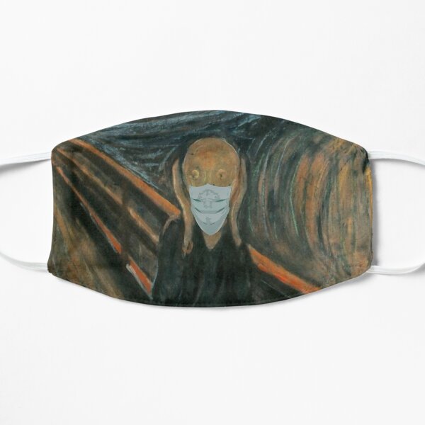 The Scream Masked Classic Art Parody Flat Mask