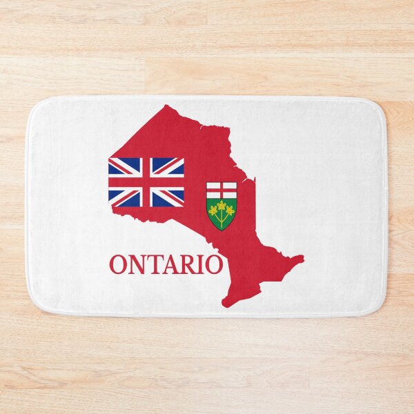 Item preview, Ontario Flag Map, ON, Canada designed and sold by marosharaf.