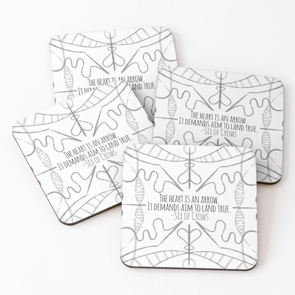 Item preview, "The Heart is an Arrow" - Six of Crows designed and sold by Manda Lyn LaCorte.