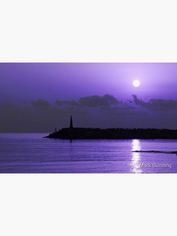 Thumbnail 3 of 3, Canvas Print, Rising sun in purple designed and sold by MarkBunning.