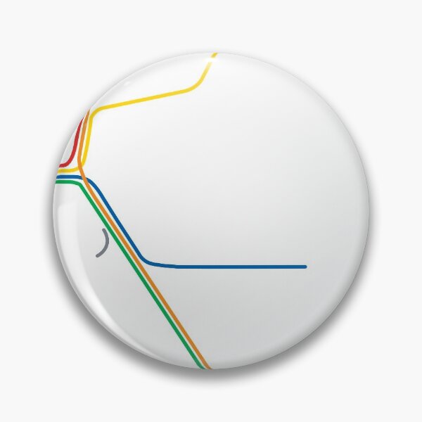 Item preview, San Francisco BART Train Map designed and sold by ModernMap.