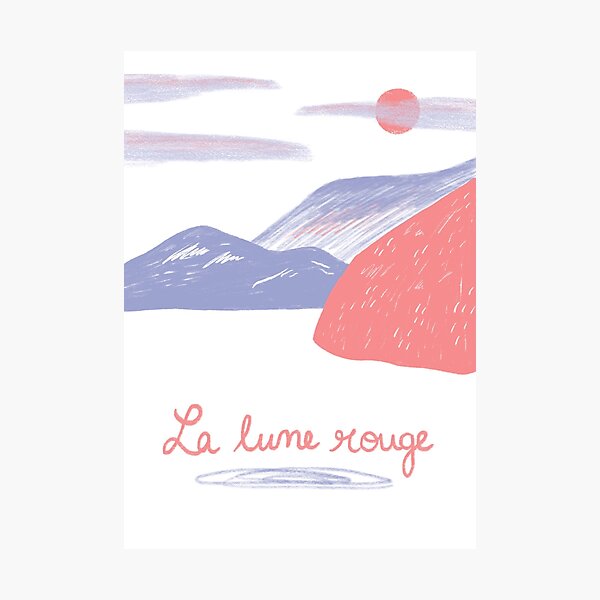 La lune rouge Photographic Print