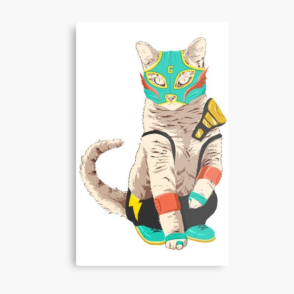 El Gato Asesino Metal Print