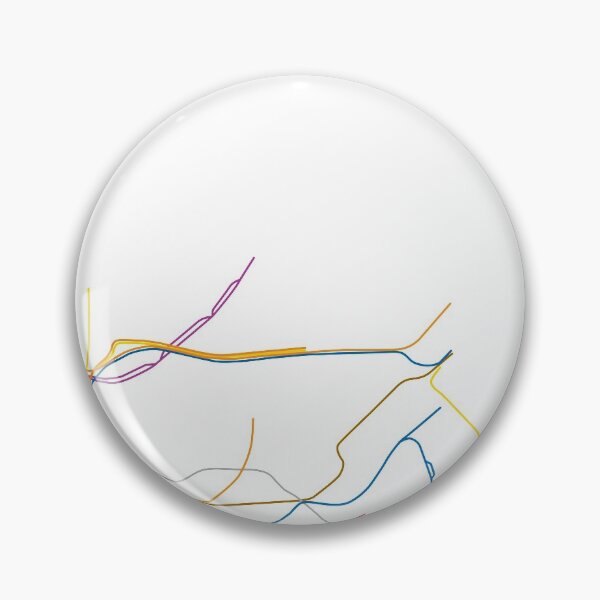 Item preview, New York City Subway Train Map designed and sold by ModernMap.