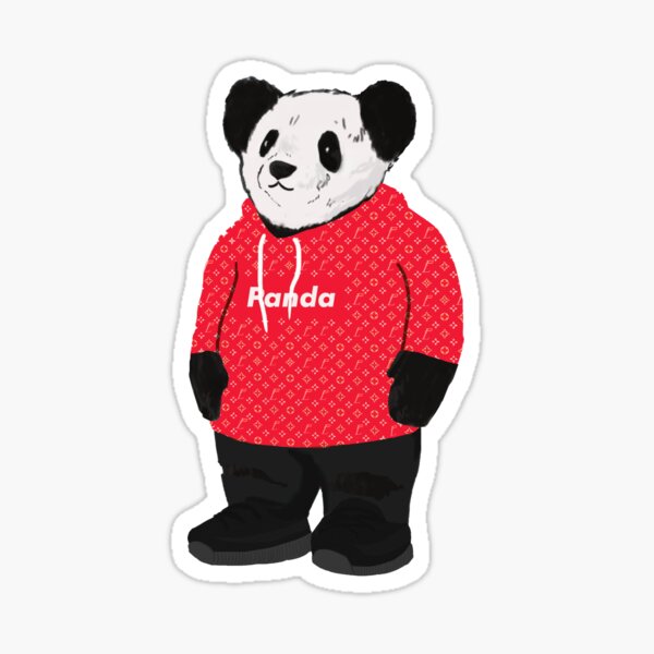 Designer Box Logo LouisThePanda Sticker