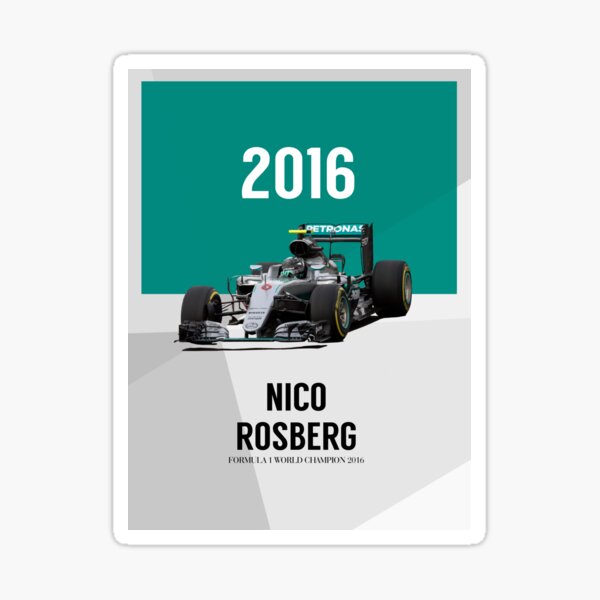Sticker: Nico Rosberg | Redbubble Sticker: Nico Rosberg | Redbubble