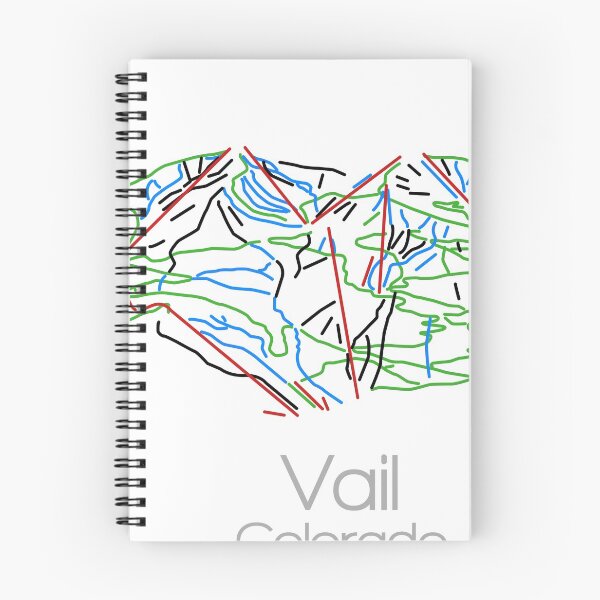 Item preview, Vail Colorado Ski Snowboard Map designed and sold by ModernMap.