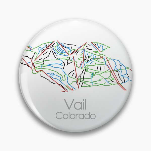 Item preview, Vail Colorado Ski Snowboard Map designed and sold by ModernMap.