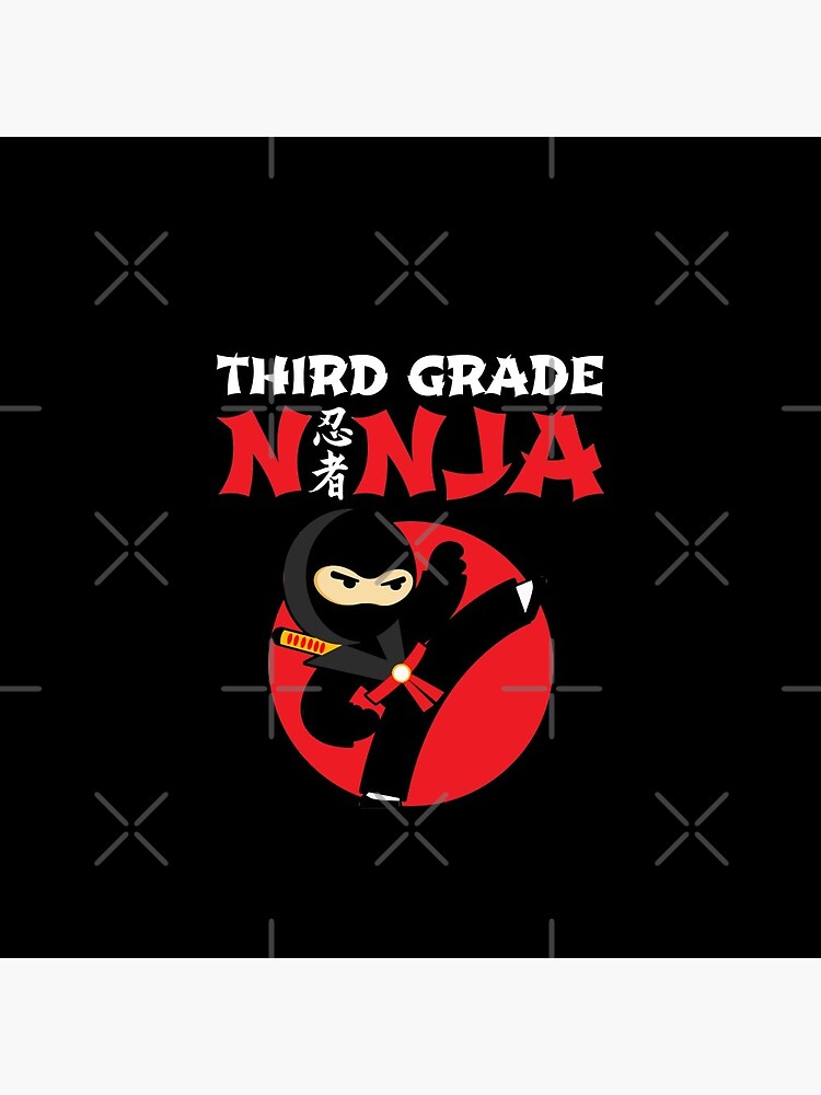 Kids 3rd Grade Design for Back To School - Third Grade Ninja by teemixer
