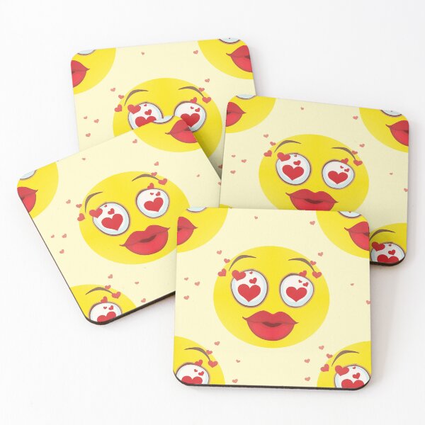 Item preview, Valentine kiss Emoji designed and sold by Gossip Rag.