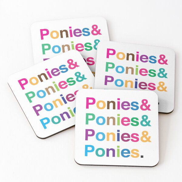 Item preview, Ponies & Ponies & Ponies & Ponies. designed and sold by jazzydevil.