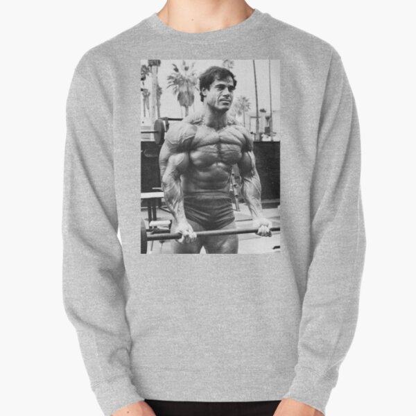 Franco Columbu Bicep Curl Pullover Sweatshirt