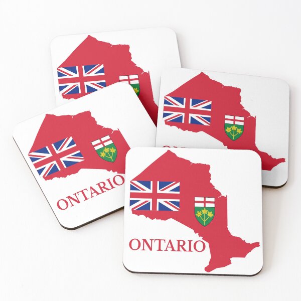 Item preview, Ontario Flag Map, ON, Canada designed and sold by marosharaf.