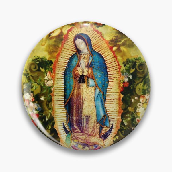 Item preview, Our Lady of Guadalupe Mexican Virgin Mary Mexico Aztec Tilma 20-105 designed and sold by hispanicworld.