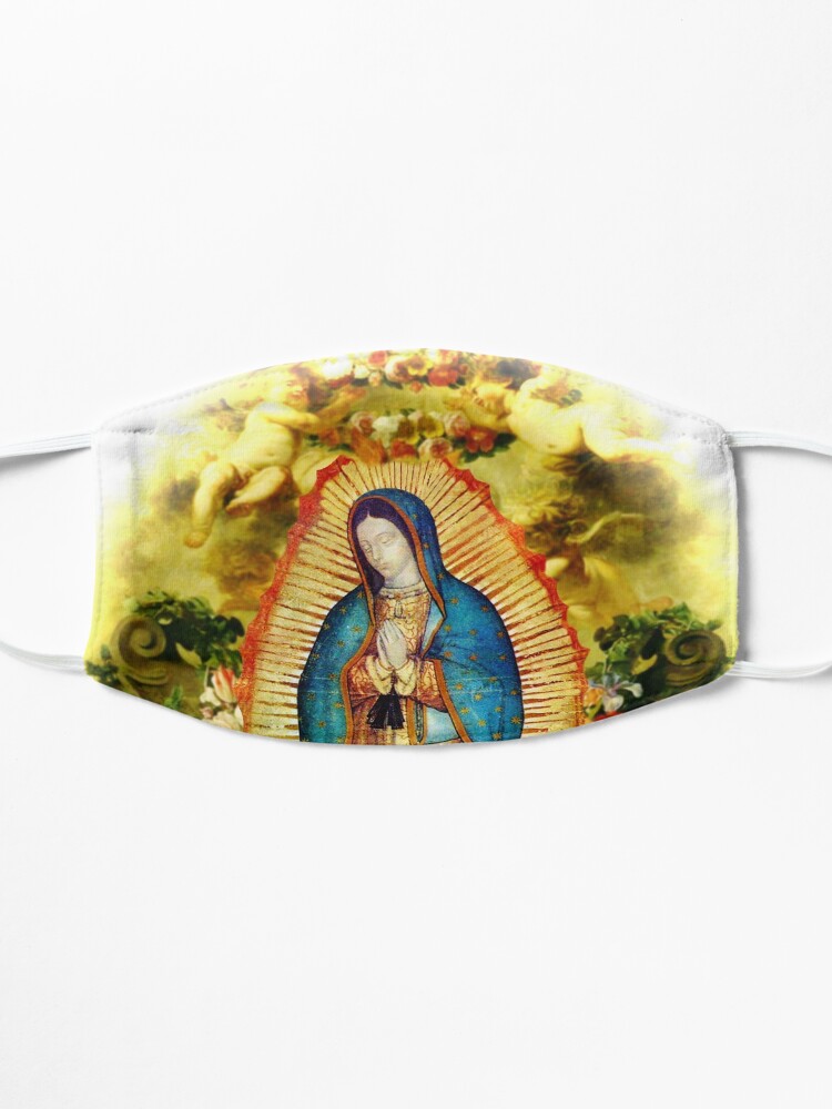 Our Lady Of Guadalupe Mexican Virgin Mary Mexico Aztec Tilma 20 105 Mask For Sale By