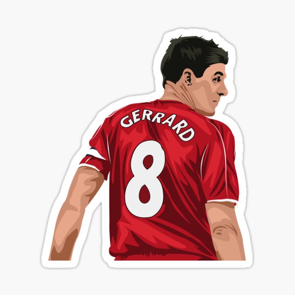 Steven Gerrard Pegatina