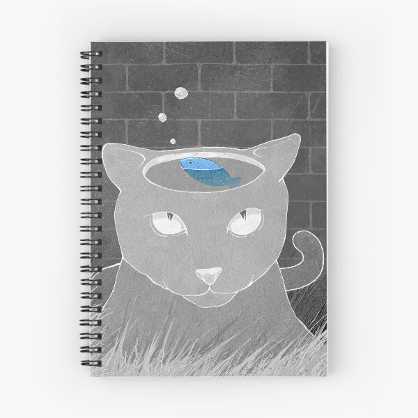 Item preview, A Cat and a Fish designed and sold by LADYGOODMOOD.