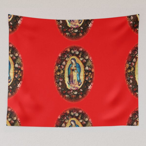 Item preview, Our Lady of Guadalupe Mexican Virgin Mary Mexico Aztec Tilma 20-102 designed and sold by hispanicworld.