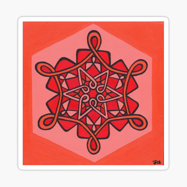 Dottie Orange Scale Sticker