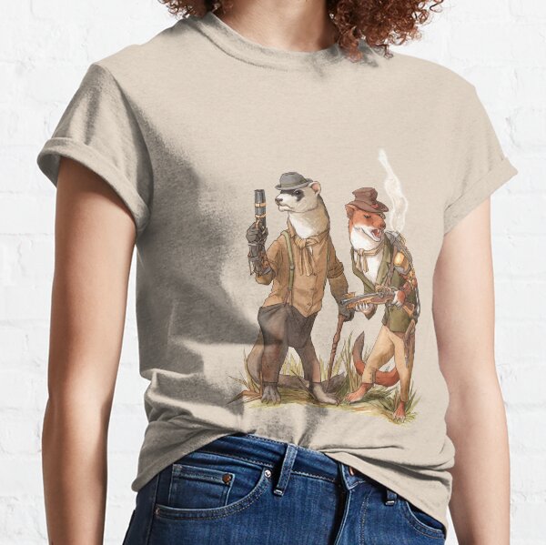 Steampunk Weasels Classic T-Shirt