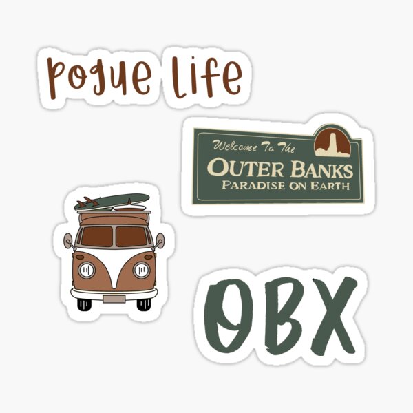outer banks pack Sticker