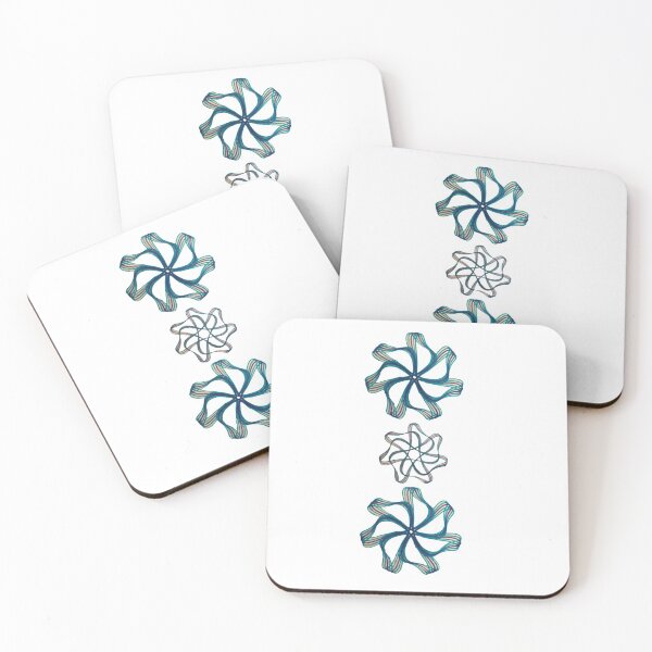 Item preview, Spirograph Pinwheel Checkerboard Pattern designed and sold by TravellingAlle.