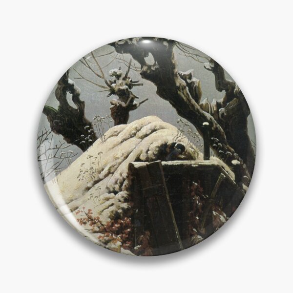 Item preview, Snowy Cottage  (Caspar David Friedrich) designed and sold by ArtHistorical.