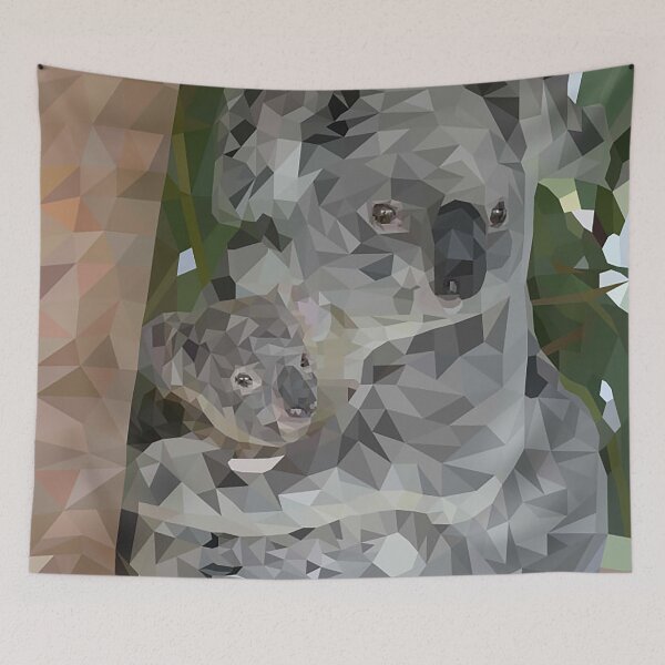 Artikelvorschau, Koala-Polygon entworfen und verkauft von MarlaynaDesigns.