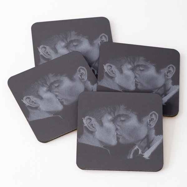 Item preview, Alec Lightwood and Magnus Bane Kiss (Malec Kiss) designed and sold by jeneva.