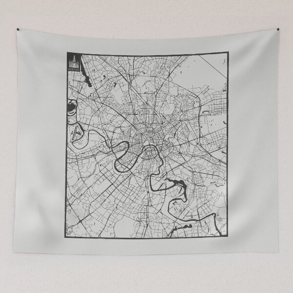 Item preview, moscow city map transparent background designed and sold by SHIT! CLOTHING.