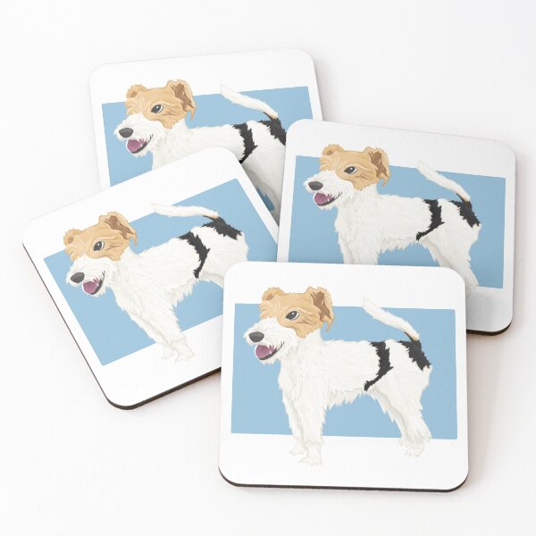 Item preview, Wire Fox Terrier designed and sold by the-artsy-park.