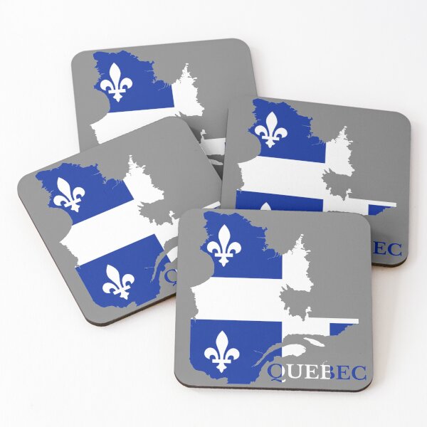 Item preview, Quebec Flag Map, QC, Canada designed and sold by marosharaf.