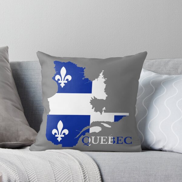 Item preview, Quebec Flag Map, QC, Canada designed and sold by marosharaf.