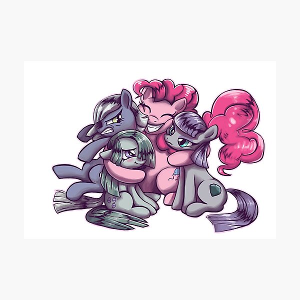 Pinkie Marble Maud Limestone Pie Photographic Print