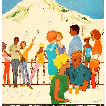 Artwork thumbnail, Ski Victoria - Vintage Ad/Poster by heymate