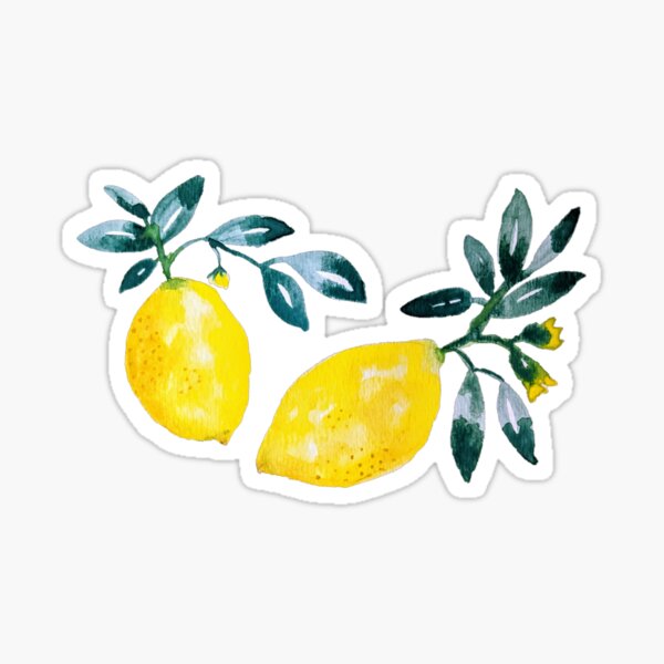 Summer Lemons Sticker
