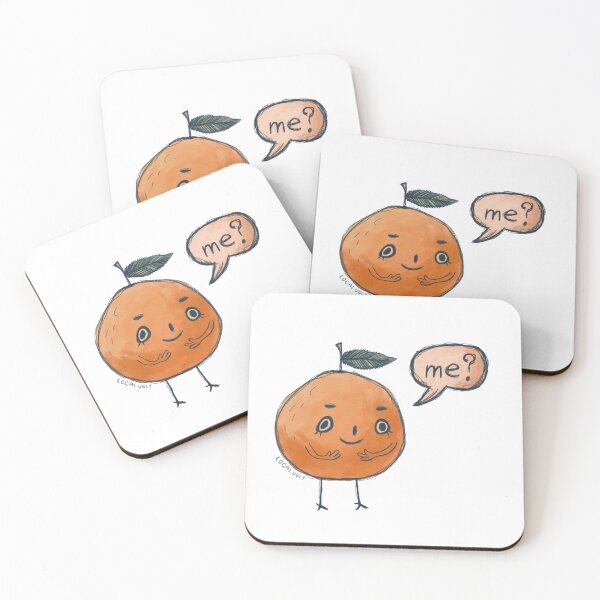 Item preview, Me? Orange Cutie - LocalUglyGirl designed and sold by localuglygirl.