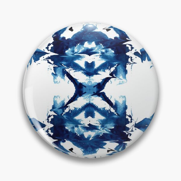 Item preview, Indigo Watercolor Japanese Shibori designed and sold by Liz Plummer.