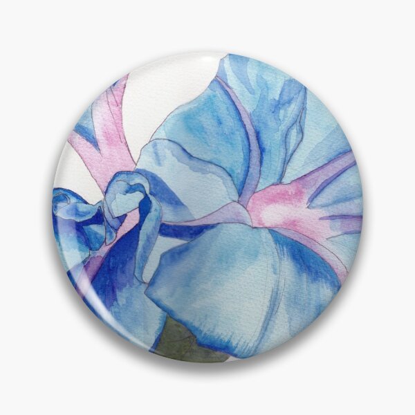 Item preview, Blue Bindweed (morning glory) watercolour painting designed and sold by esvb.