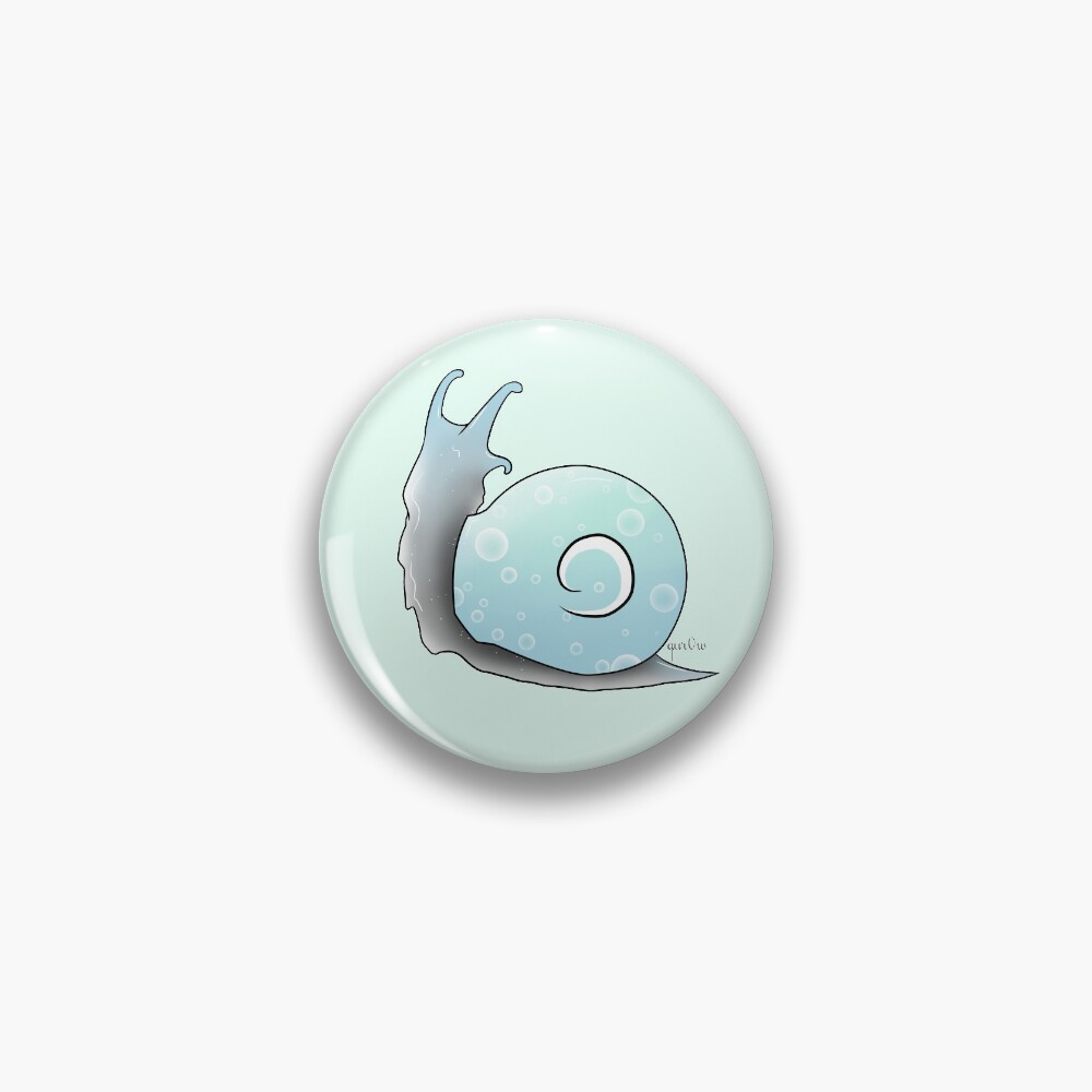Demiboy pride flag snail Pin