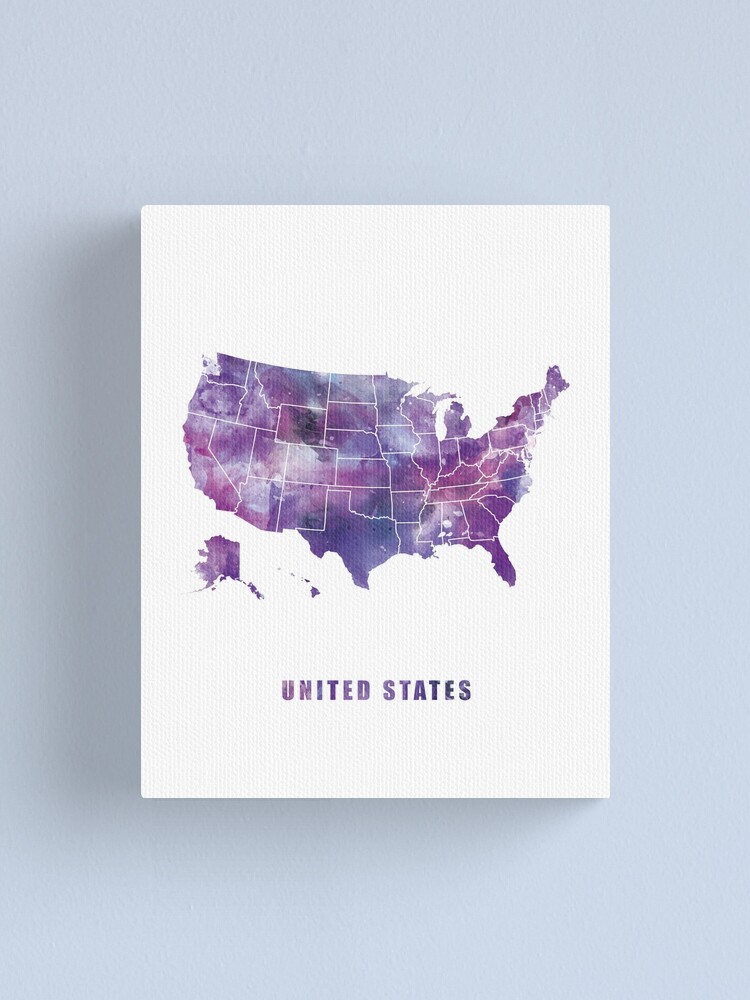 "United States" Canvas Print for Sale by MonnPrint Redbubble