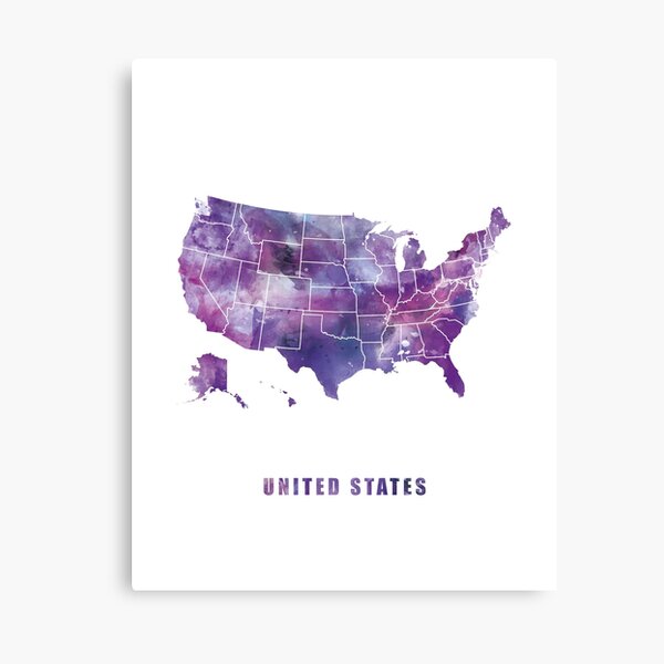 "United States" Canvas Print for Sale by MonnPrint Redbubble