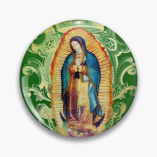 Item preview, Our Lady of Guadalupe Mexican Virgin Mary Mexico Aztec Tilma 20-102 designed and sold by hispanicworld.