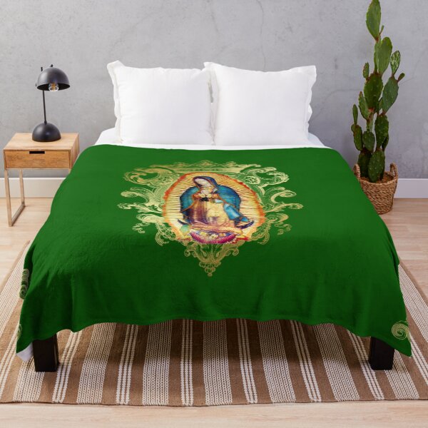Item preview, Our Lady of Guadalupe Mexican Virgin Mary Mexico Aztec Tilma 20-102 designed and sold by hispanicworld.