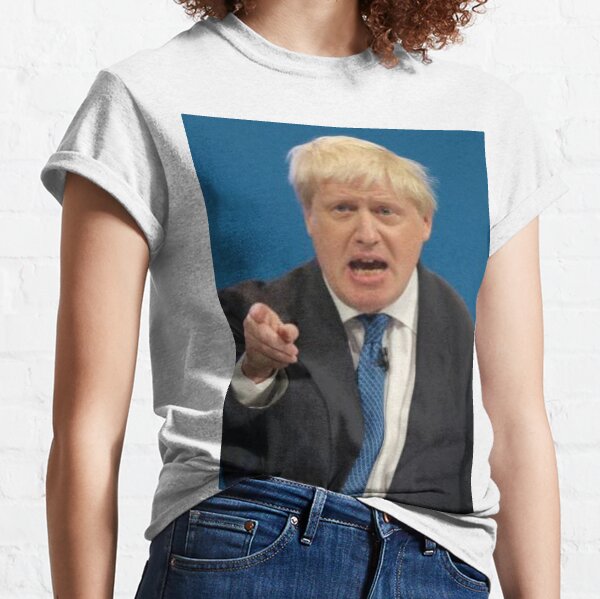 Boris Johnson Pointing Finger Classic T-Shirt