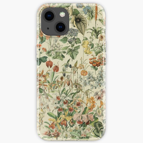 vintage french fleurs poster iPhone Soft Case