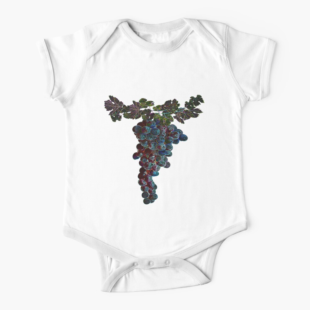 "GRAPE" Baby OnePiece by ArtbyCassy Redbubble