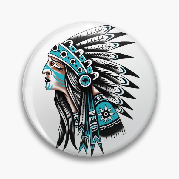 Item preview, Native American traditional tattoo flash designed and sold by SuburbanStoic.