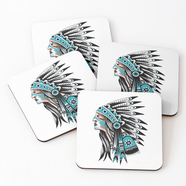 Item preview, Native American traditional tattoo flash designed and sold by SuburbanStoic.